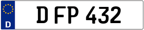 Truck License Plate